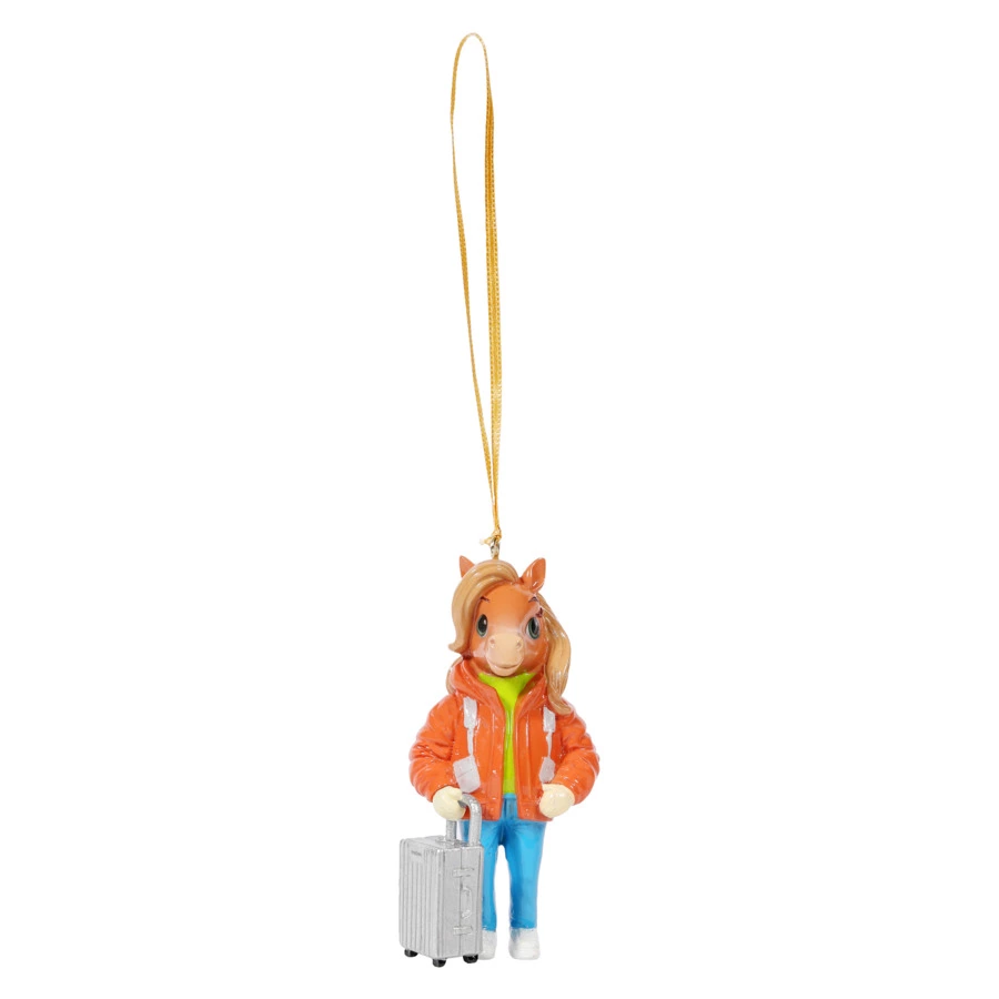 Игрушка елочный Bernes Edition Бэлла, кальцитовый алебастр, п/к