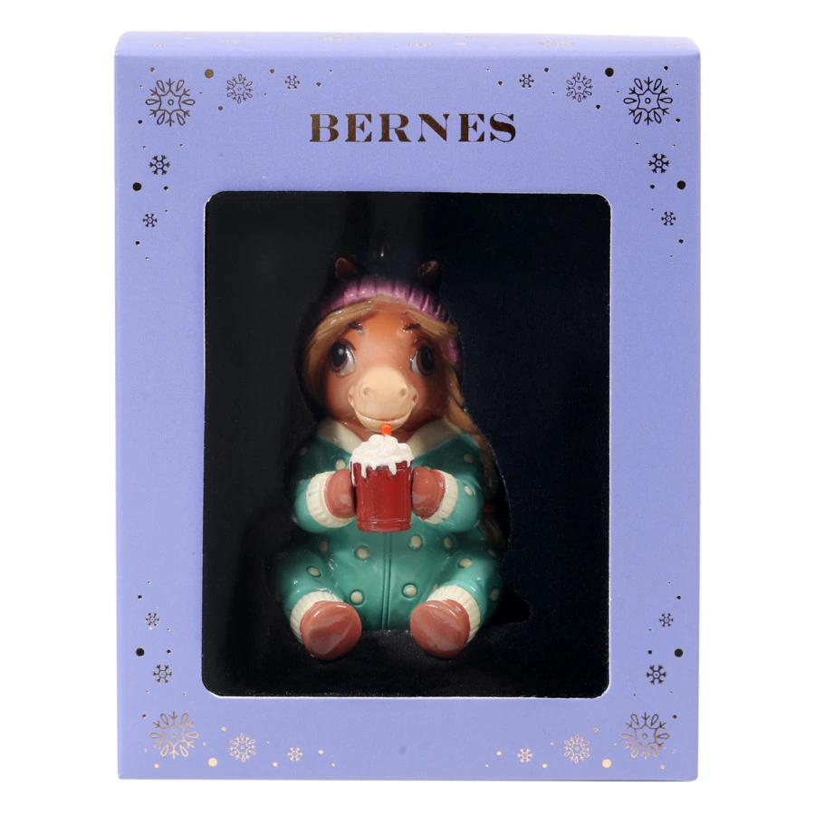 Игрушка елочная Bernes Edition Абигэйл, кальцитовый алебастр, п/к