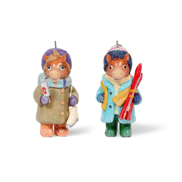 Набор Лошадок Bernes Твикс 16, кальцитовый алебастр, п/к