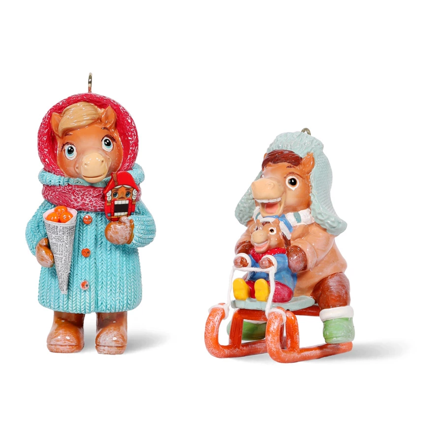 Набор Лошадок Bernes Твикс 17, кальцитовый алебастр, п/к