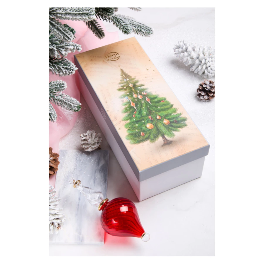 Игрушка елочная Decor de Table Скапино, красная, п/к