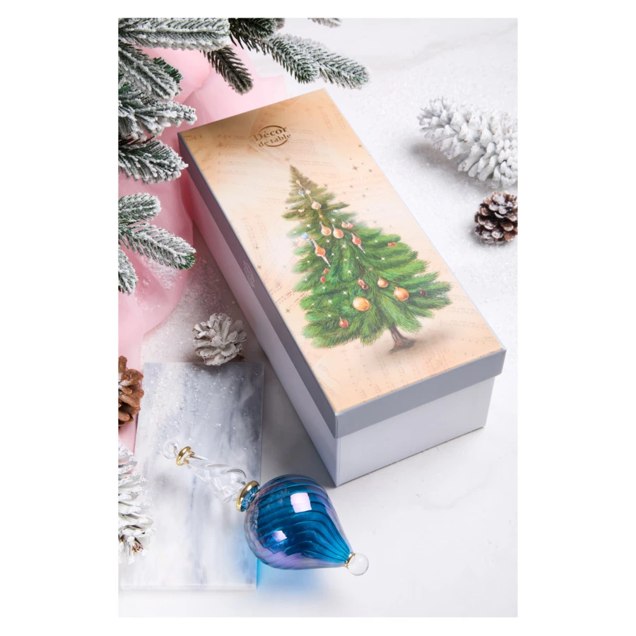 Игрушка елочная Decor de Table Скапино, синяя, п/к