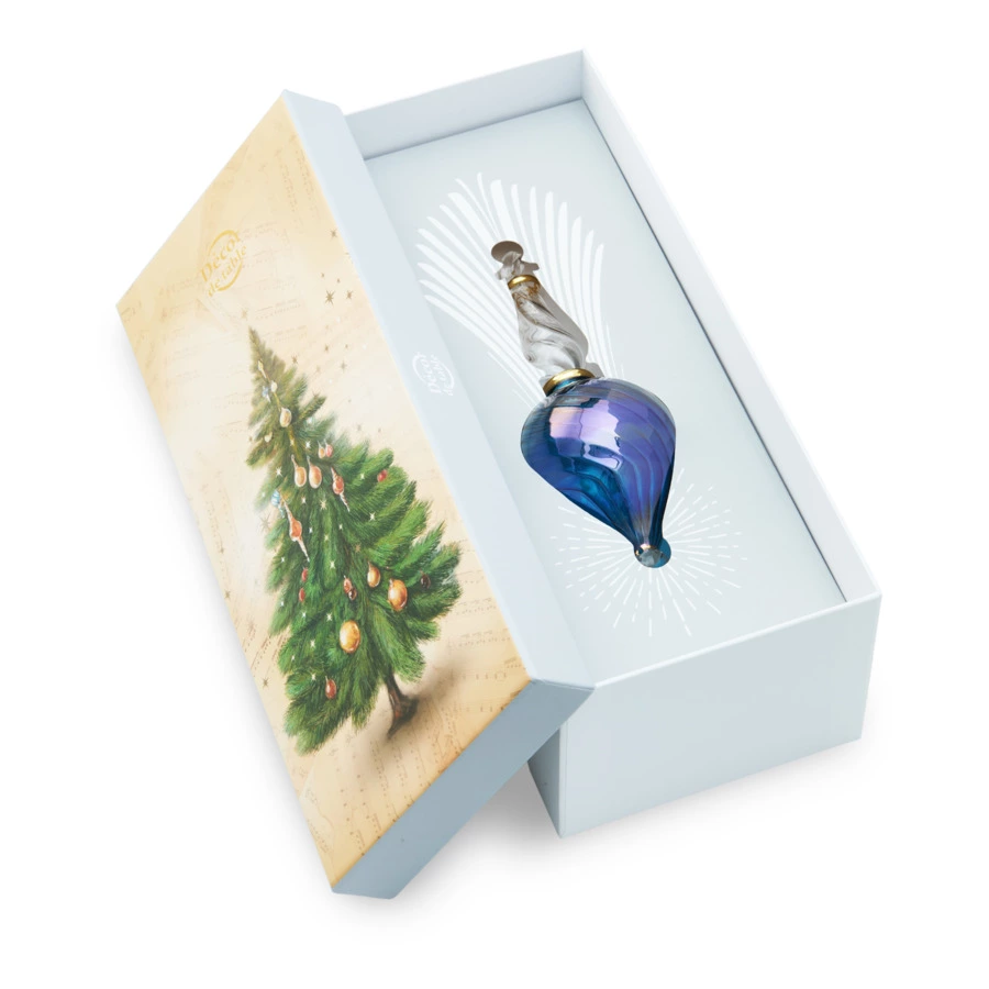 Игрушка елочная Decor de Table Скапино, синяя, п/к