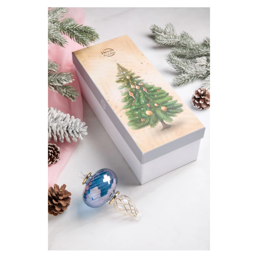 Игрушка елочная Decor de Table Флавио, синий, п/к