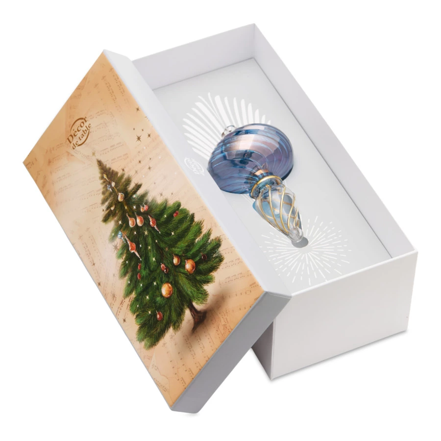 Игрушка елочная Decor de Table Флавио, синий, п/к