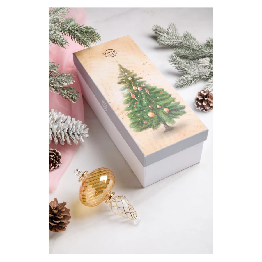 Игрушка елочная Decor de Table Флавио, золотой, п/к