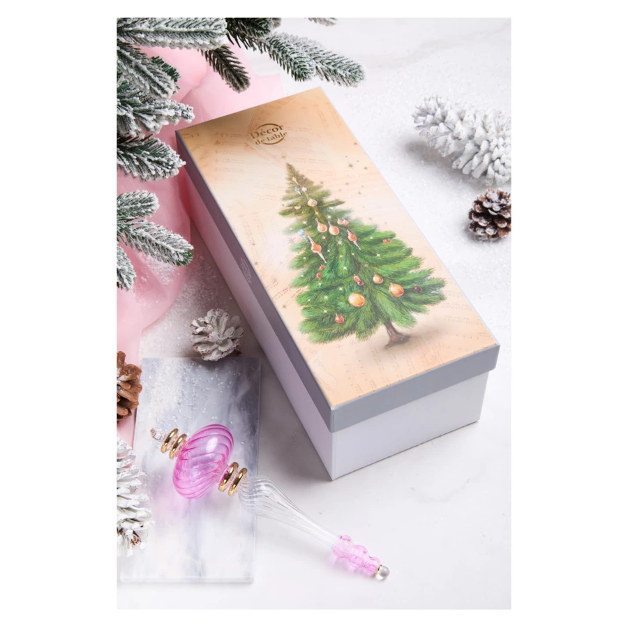Игрушка елочная Decor de Table Манифико, розовый, п/к