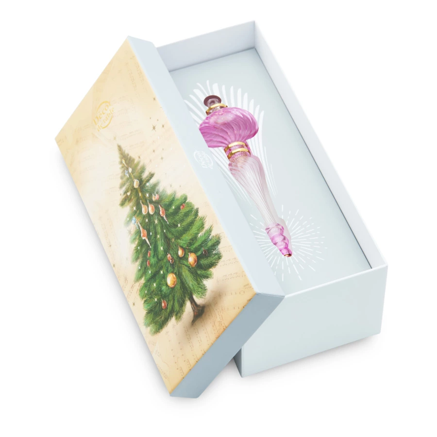 Игрушка елочная Decor de Table Манифико, розовый, п/к