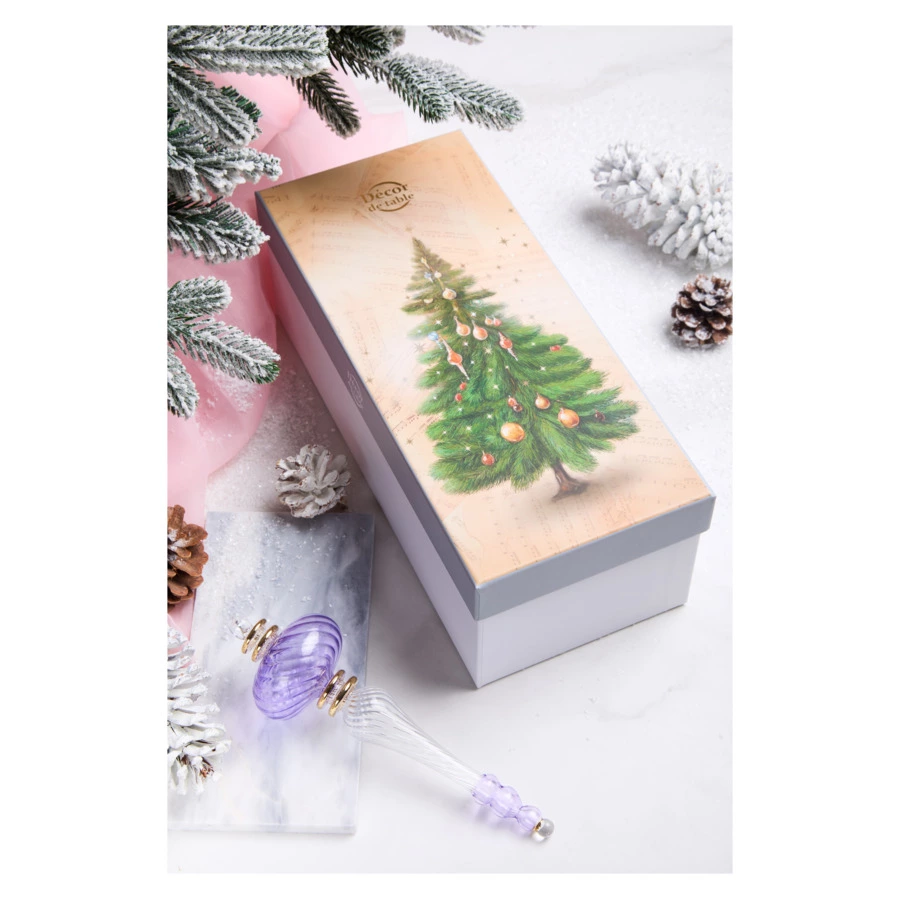Игрушка елочная Decor de Table Манифико, лавандовая, п/к