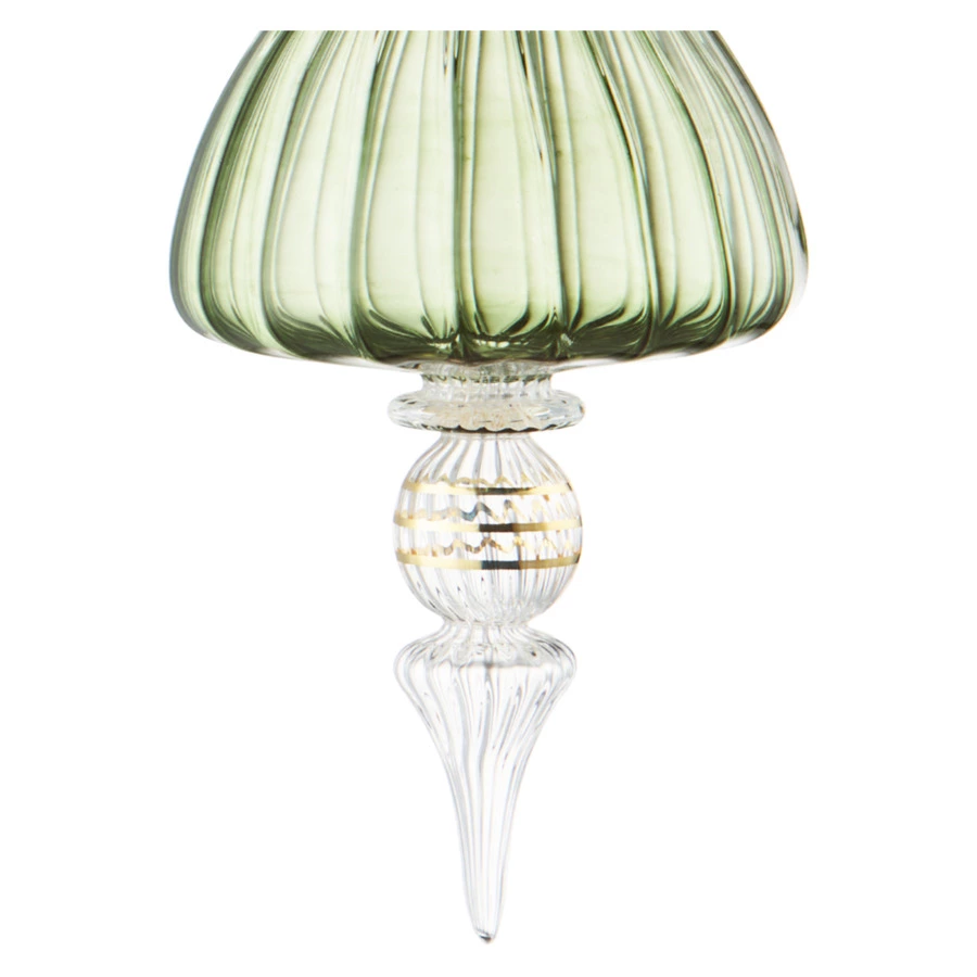 Игрушка елочная Decor de Table Скарамуччи, зеленый, п/к