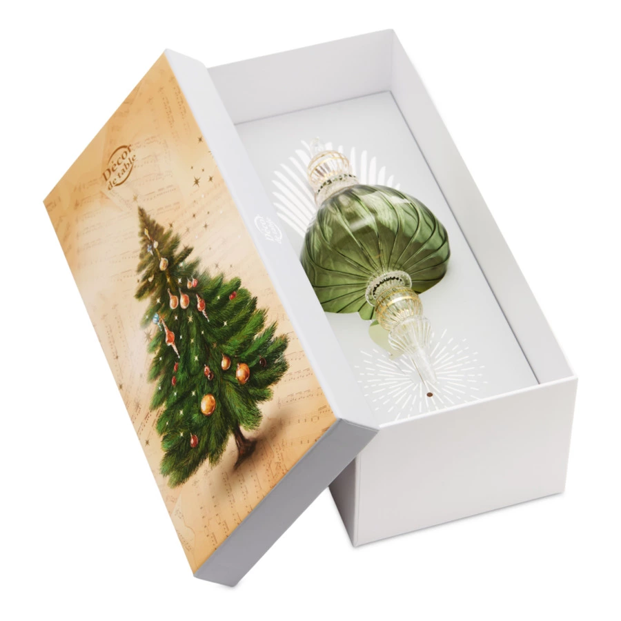 Игрушка елочная Decor de Table Скарамуччи, зеленый, п/к