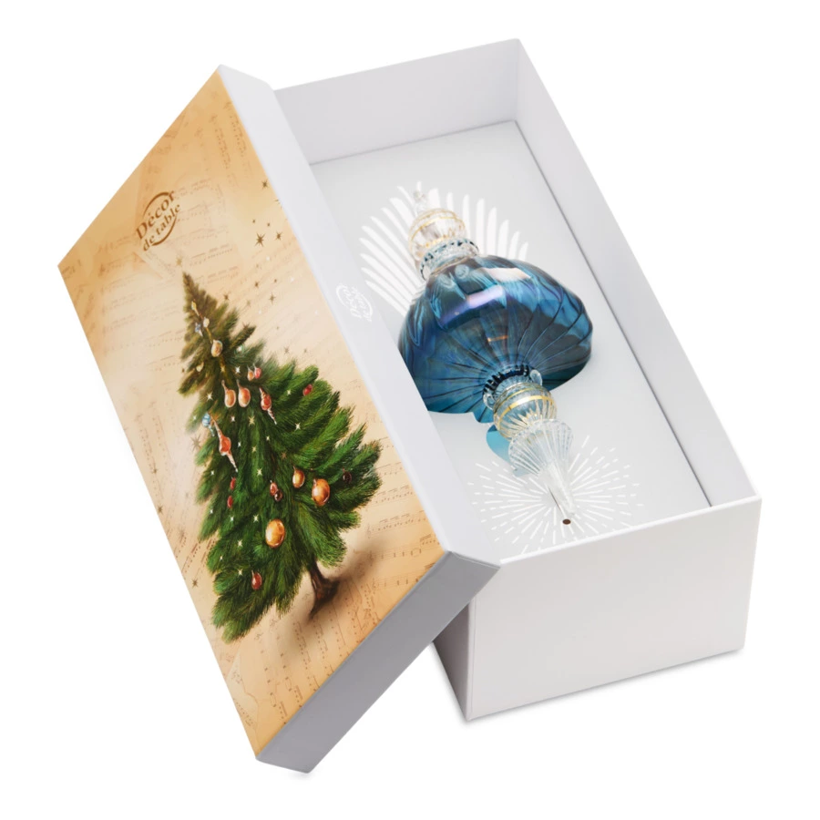 Игрушка елочная Decor de Table Скарамуччи, синий, п/к