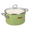 Кастрюля с крышкой Maisingers 3,7 л, сталь эмалированная, зеленая