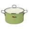 Кастрюля с крышкой Maisingers 6,1 л, сталь эмалированная, зеленая