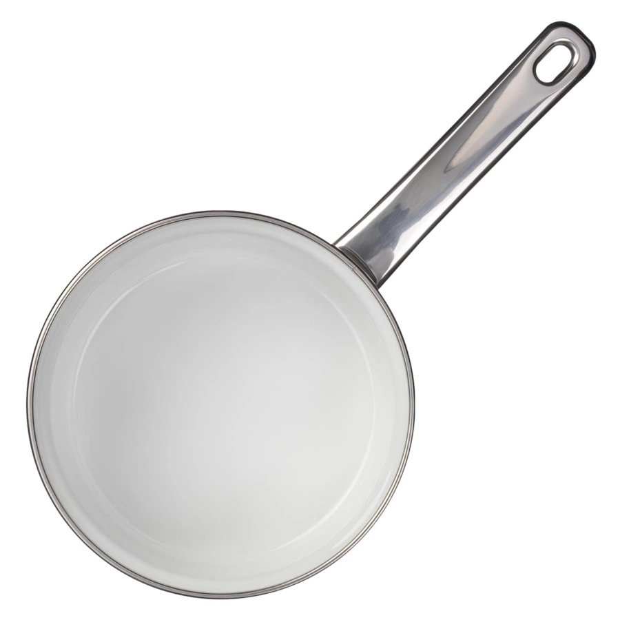 Ковш с крышкой Maisingers 1,4 л, сталь эмалированная, белый