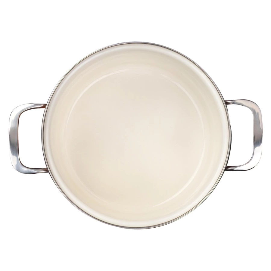 Кастрюля с крышкой Maisingers 3,7 л, сталь эмалированная, оранжевая