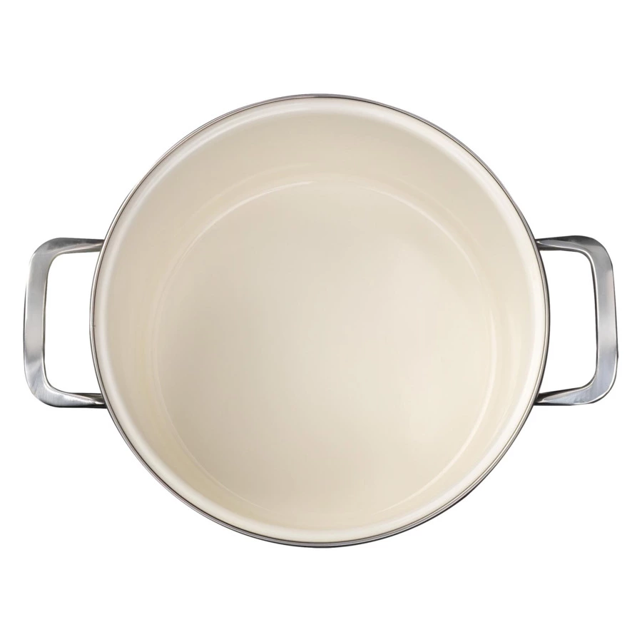 Кастрюля с крышкой Maisingers 6,1 л, сталь эмалированная, оранжевая