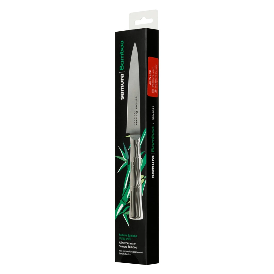 Нож универсальный Samura Bamboo 12,5 см, сталь нержавеющая