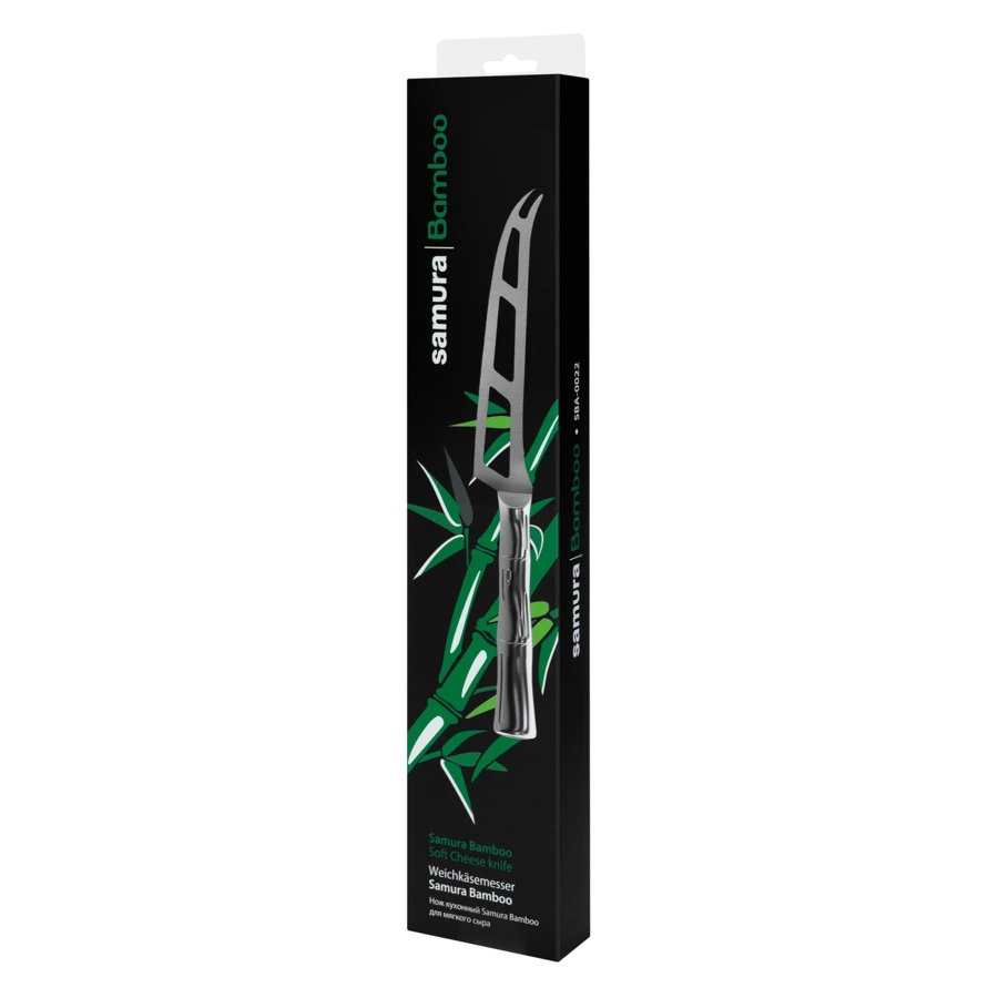 Нож для сыра Samura Bamboo 13,5 см, сталь нержавеющая