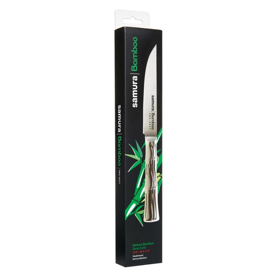 Нож для стейка Samura Bamboo 11 см, сталь нержавеющая