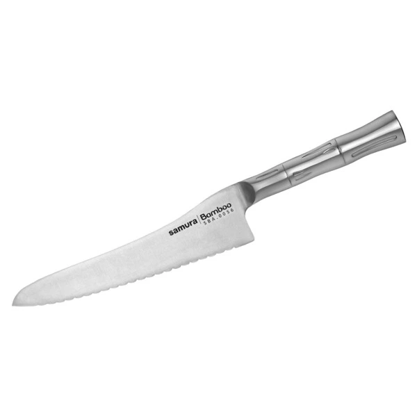 Нож для замороженных продуктов Samura Bamboo 18,8 см, сталь нержавеющая