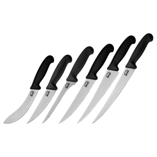 Набор кухонных ножей Samura Butcher 6 шт, сталь нержавеющая