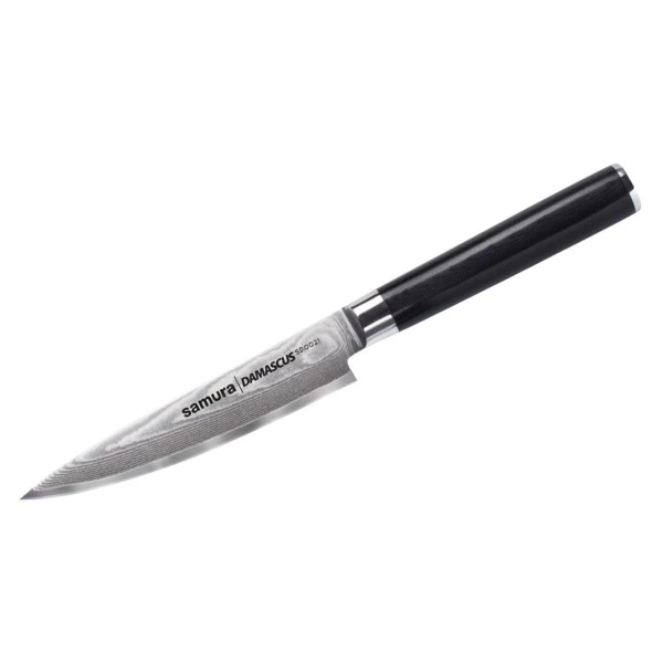 Нож универсальный Samura Damascus 12,5 см, сталь нержавеющая