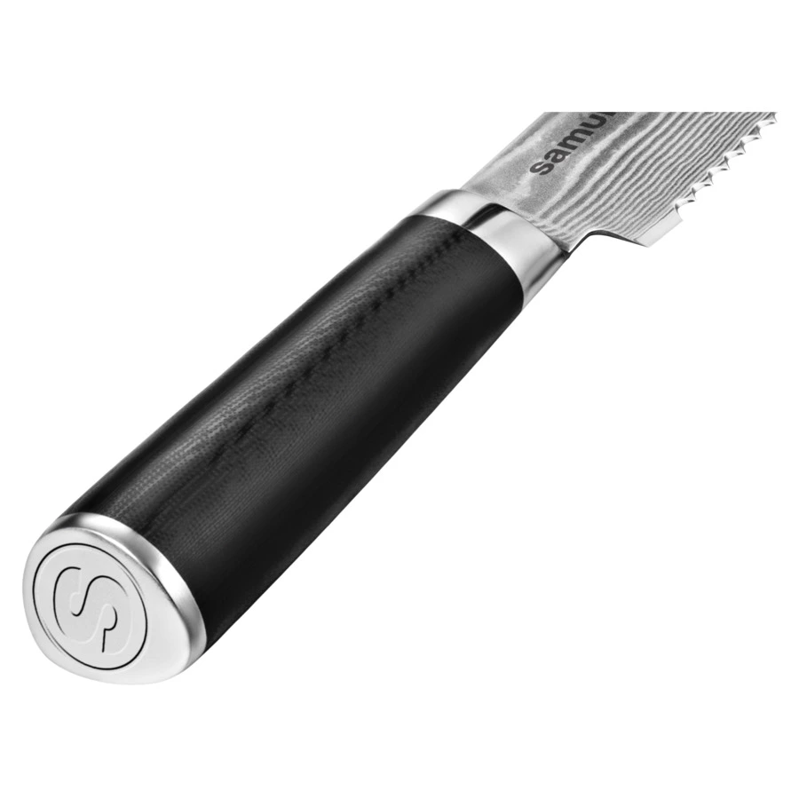 Нож для хлеба Samura Damascus 23 см, сталь нержавеющая