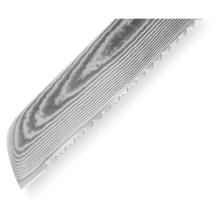 Нож для хлеба Samura Damascus 23 см, сталь нержавеющая