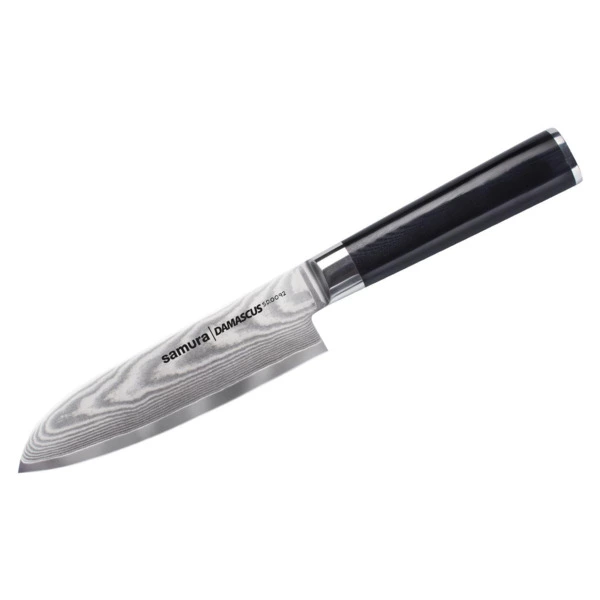 Нож кухонный Samura Damascus Сантоку 14,5 см, сталь нержавеющая