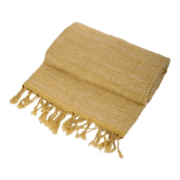 Плед из хлопка Imabari towel Japan 165х76 см, хлопок, желтый