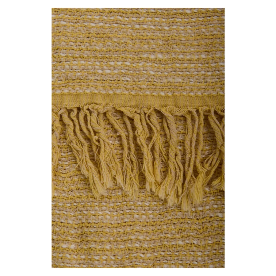 Плед из хлопка Imabari towel Japan 165х76 см, хлопок, желтый