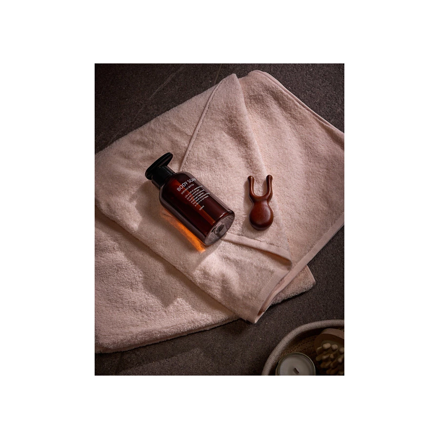 Полотенце для рук Imabari towel Japan Антистресс 32х32 см, хлопок, молочное