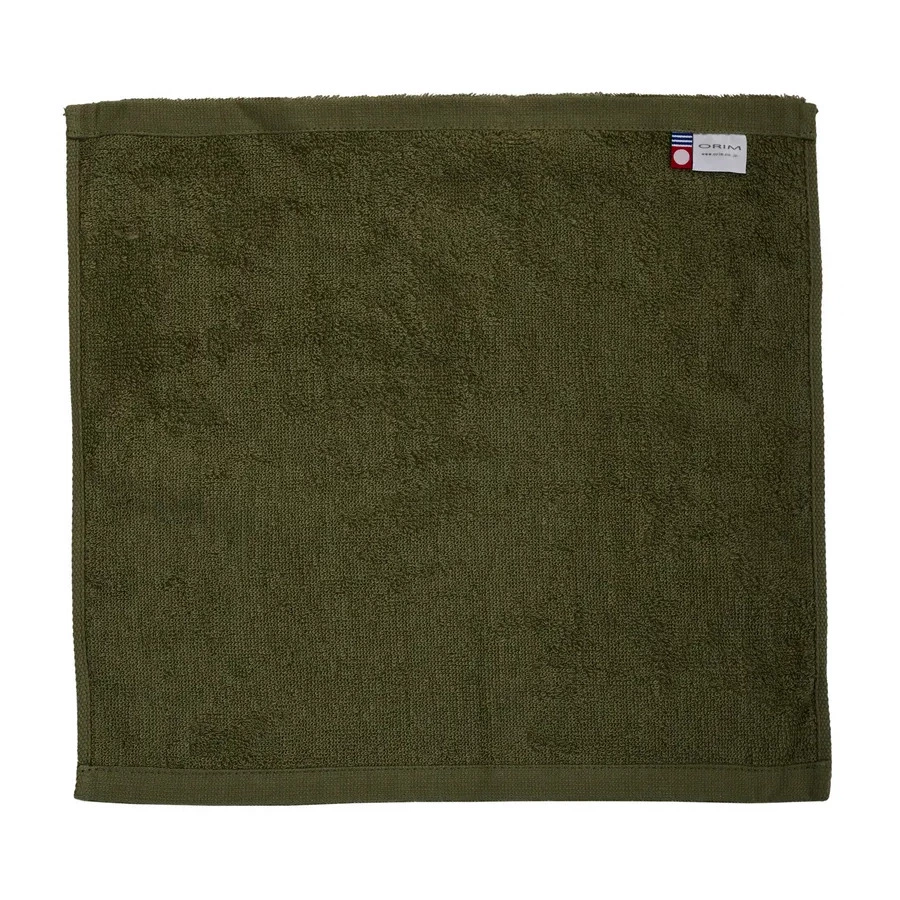 Полотенце для рук Imabari towel Japan 32х32 см, хлопок, оливковое