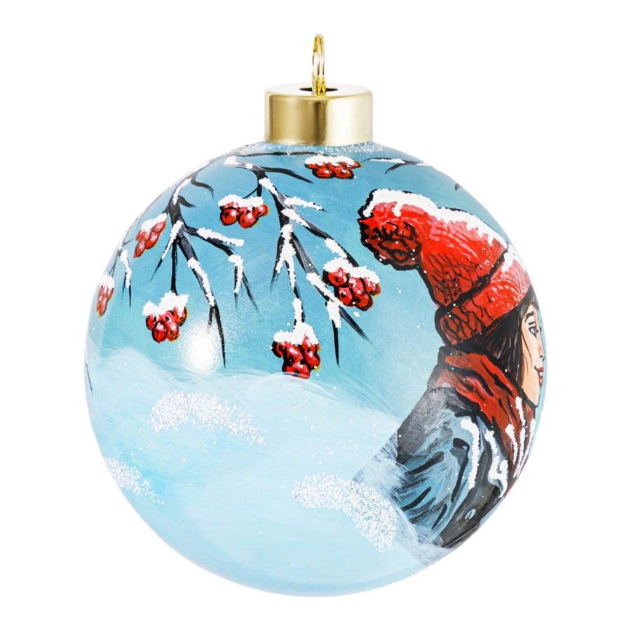 Набор елочных игрушек Decor de Table Мальчик Девочка 2 шт, стекло, п/к