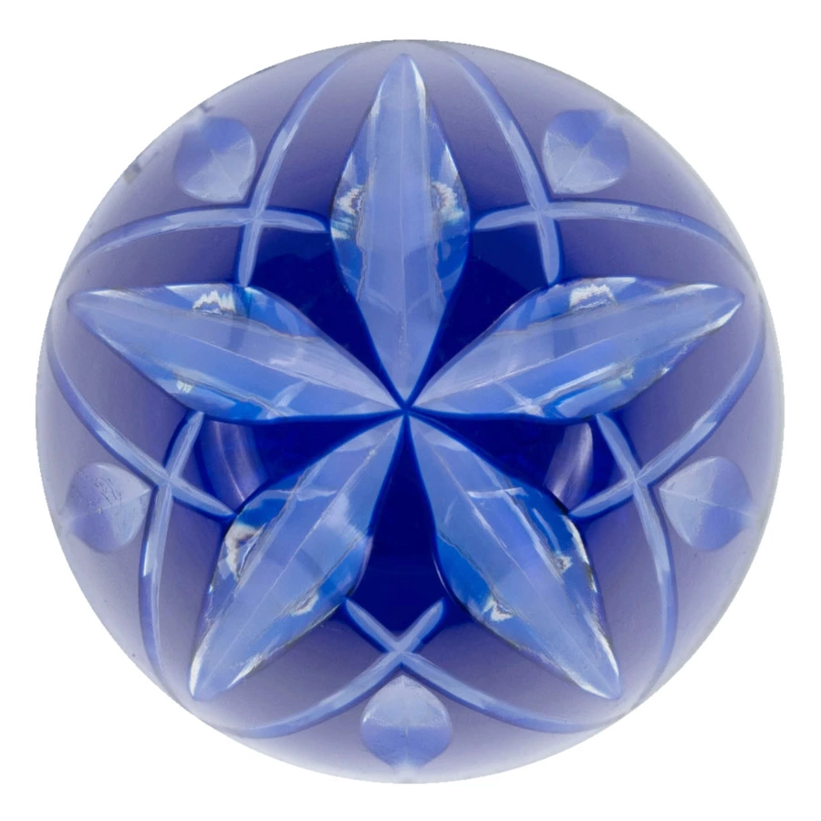 Рюмка Tajima Glass Мерцание звезды 75 мл, стекло, лазурная, белая шкатулка