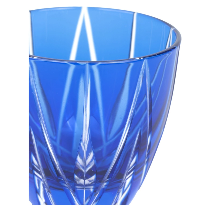 Рюмка Tajima Glass Мерцание звезды 75 мл, стекло, голубая, белая шкатулка