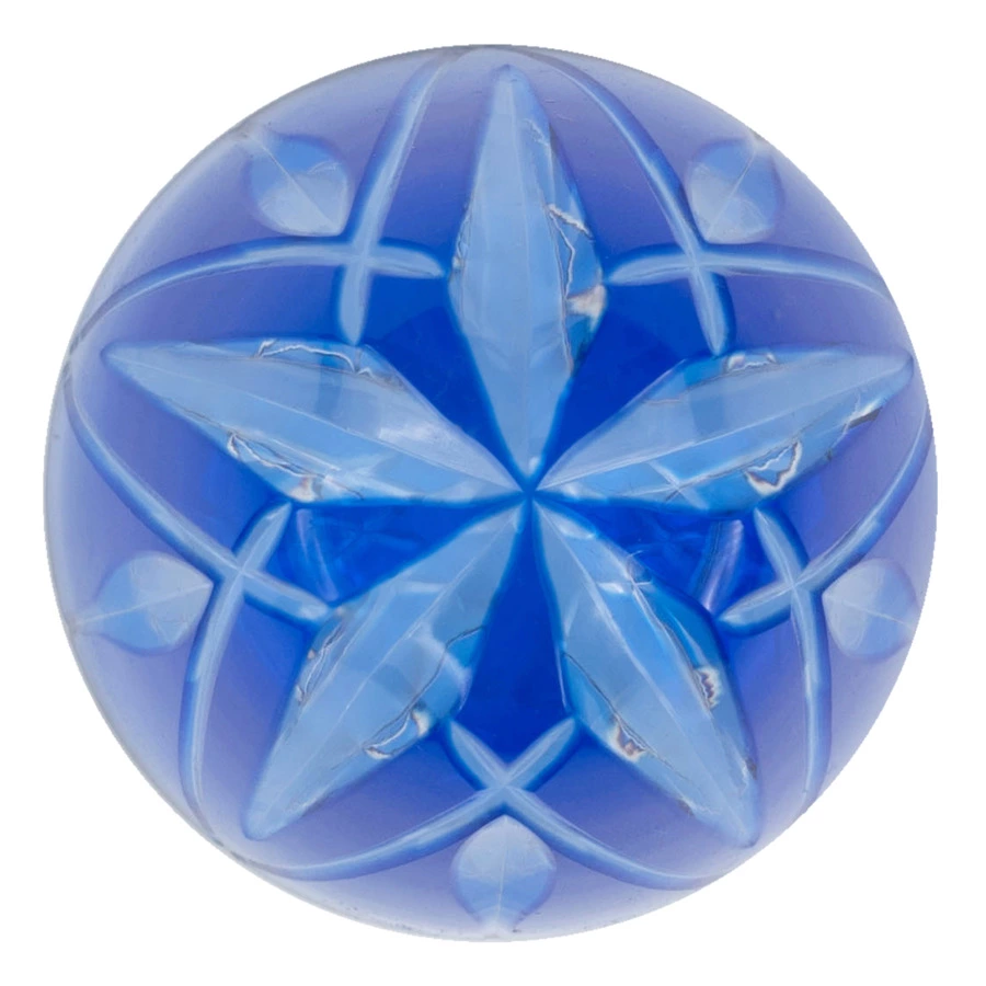 Рюмка Tajima Glass Мерцание звезды 75 мл, стекло, голубая, белая шкатулка