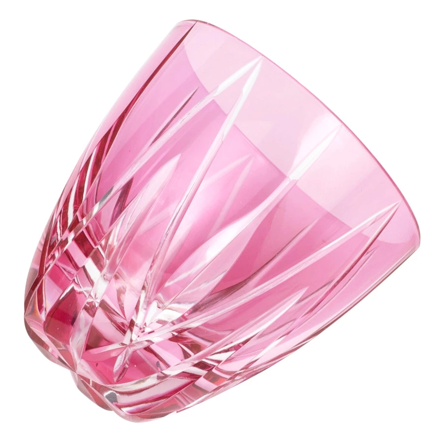 Рюмка Tajima Glass Мерцание звезды 75 мл, стекло, золотисто-красная, белая шкатулка