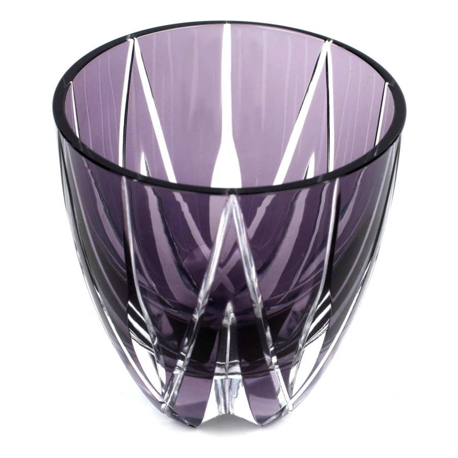 Рюмка Tajima Glass Мерцание звезды 75 мл, стекло, фиолетовая, белая шкатулка