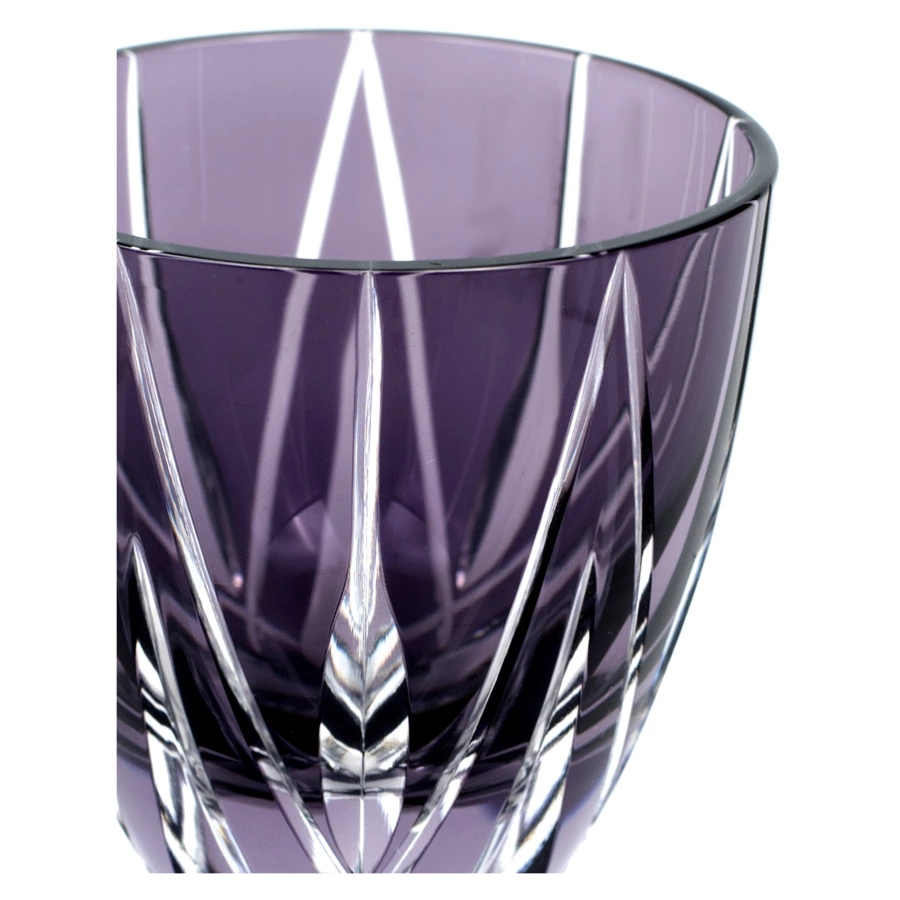 Рюмка Tajima Glass Мерцание звезды 75 мл, стекло, фиолетовая, белая шкатулка