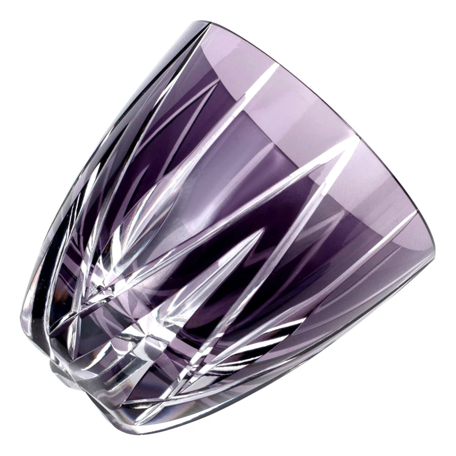 Рюмка Tajima Glass Мерцание звезды 75 мл, стекло, фиолетовая, белая шкатулка