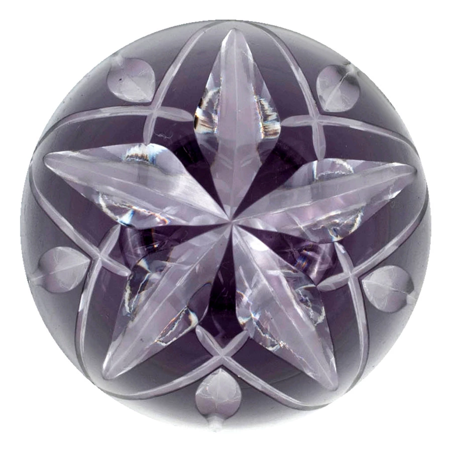 Рюмка Tajima Glass Мерцание звезды 75 мл, стекло, фиолетовая, белая шкатулка