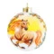 Игрушка елочная Decor de Table Шар Солнечная лошадка 10 см, стекло, п/к