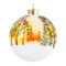 Игрушка елочная Decor de Table Шар Солнечная лошадка 10 см, стекло, п/к