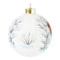 Игрушка елочная Decor de Table Шар Новогодняя тройка 10 см, стекло, п/к