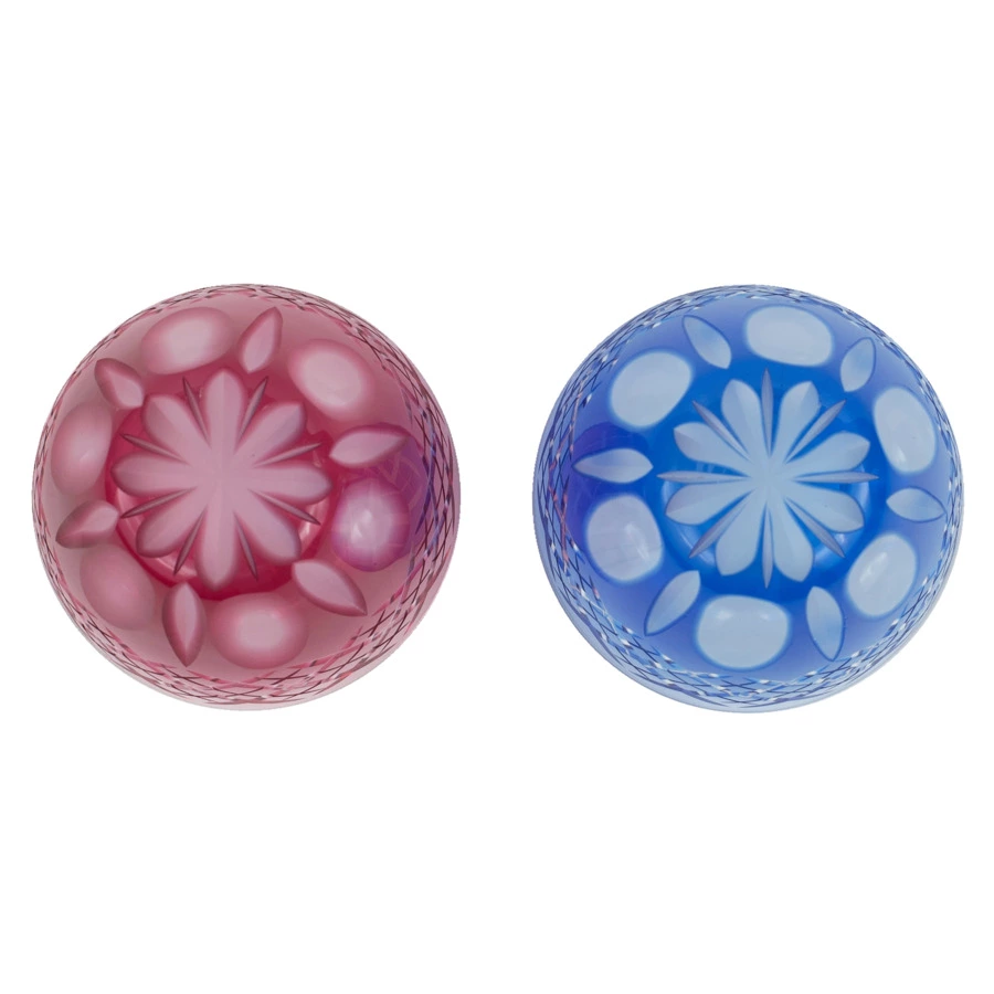 Набор рюмок с узором Tajima Glass Ярай 75 мл, 2 шт, стекло, в деревянной коробке