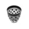 Рюмка с восьмиугольным плетением Tajima Glass 75 мл, стекло, черный, в деревянной коробке