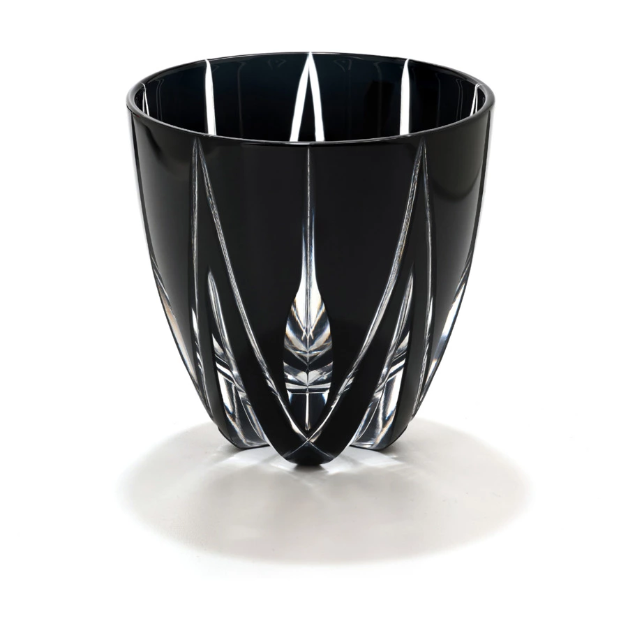 Рюмка Мерцание звезды Tajima Glass 75 мл, стекло, черная, в белой шкатулке