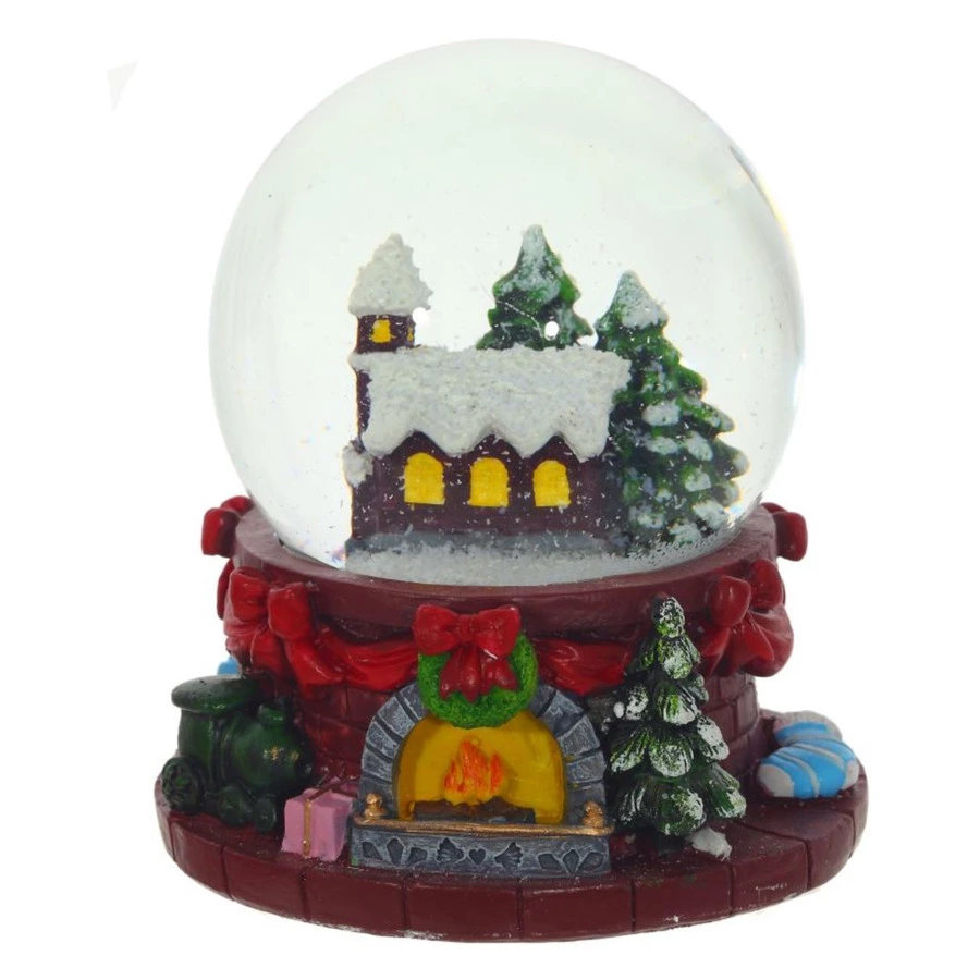 Снежный шар Remeco Домик D6,5 см, полимер, стекло